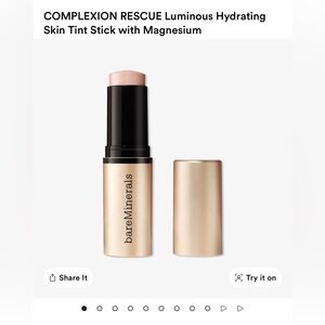 bareMinerals Complexion Rescue Luminous Hydrating Skin Tint Stick — WHEAT 4.5